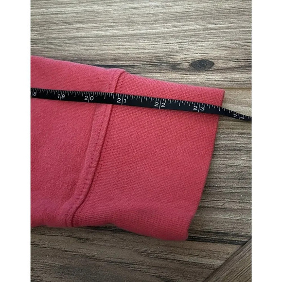 The North Face Hoodie Pullover Pink Refer To Measurements Gray Logo Women’s - Picture 6 of 7